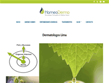 Tablet Screenshot of homeoderma.info